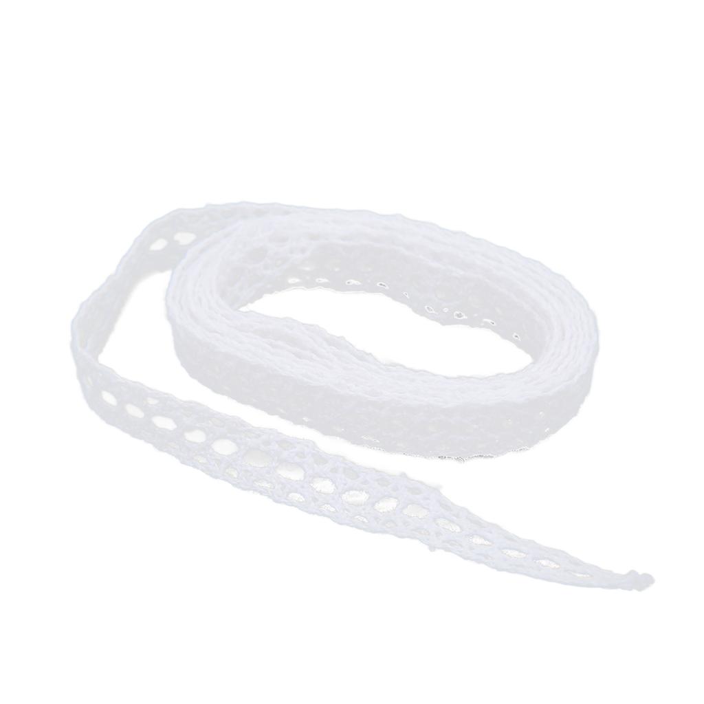 Кружевная лента хлопковая нить 20 ярдов белая полая декоративная фурнитура для одежды подарок декор