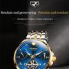 JINSHIDUN New Business and Leisure Men's Watch Multifunctional Automatic Mechanical Watch Tourbillon High-end Watch