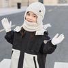 3 шт./компл. Однотонная зимняя шапка-пуловер, ветрозащитные шапки с защитой ушей, уличная одежда