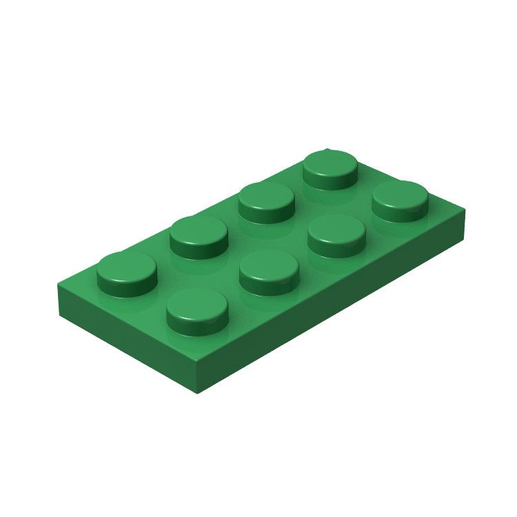 MOC 3020 Собирает Частицы Аксессуары Компоненты 2x4 Обычная Пластина 20 ШТ Кирпичи Красочные Строительные Блоки Развивающая Игрушка Город