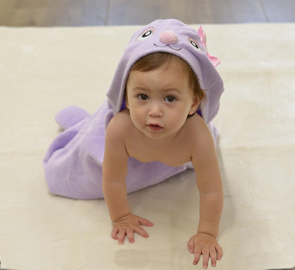 Подарок для ребенка Детское банное полотенце Charm Rabbit Girls Детский подарочный халат Deigo [DEIGO]