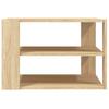 Coffee Table Sonoma Oak 58x58x40 cm Wood Based Panel