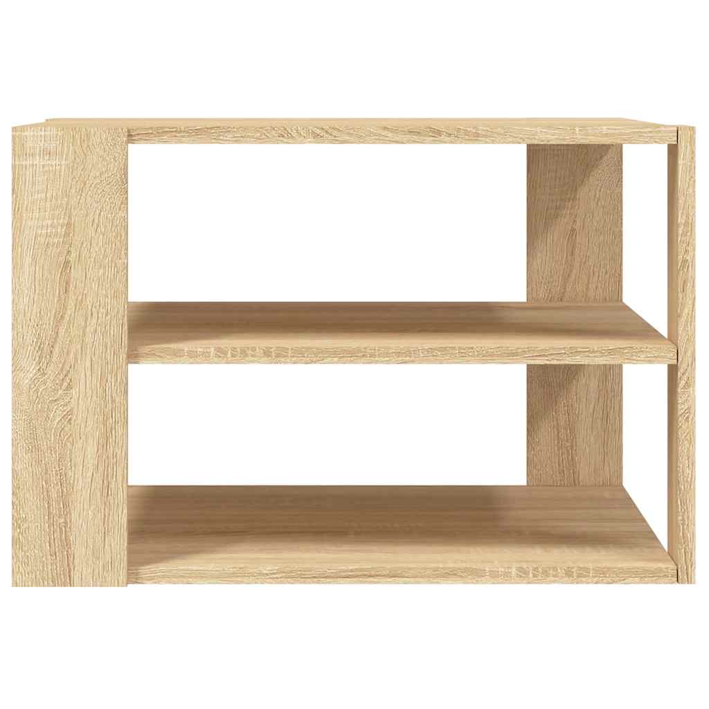 Coffee Table Sonoma Oak 58x58x40 cm Wood Based Panel