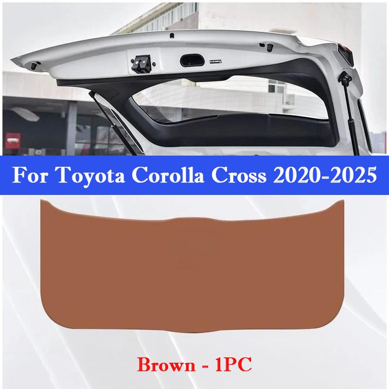 Для Toyota Corolla Cross 2020 - 2026 Накладка на дверь багажника от пинков Защитная накладка на крышку багажника Коврик в багажник Аксессуары для декора салона
