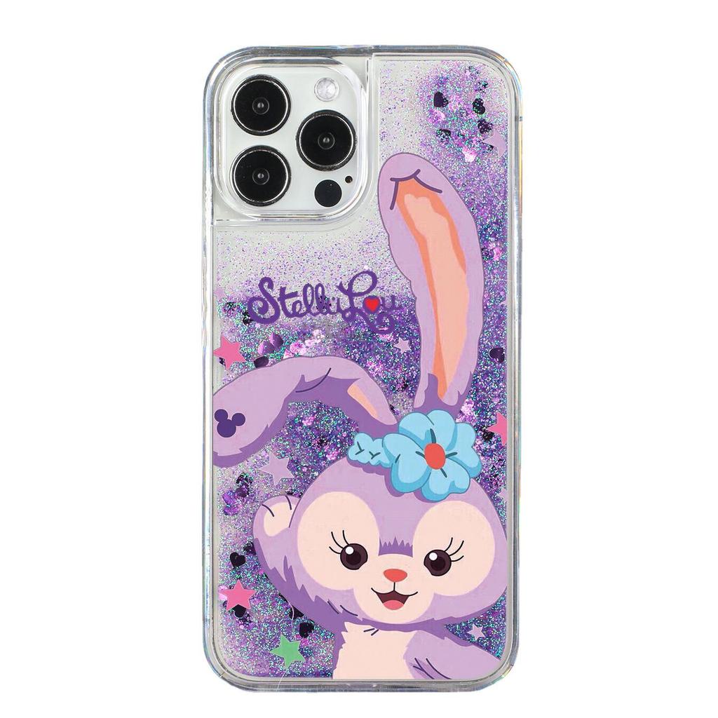Чехол для iPhone с блестками Quicksand Ballet Rabbit для Apple 11, 12, 13 Pro Max, X со шнурком