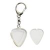 Heart Shaped Guitar Pick Keyring Picks Size Case Guitar Pick Keychain  Musical Accessories