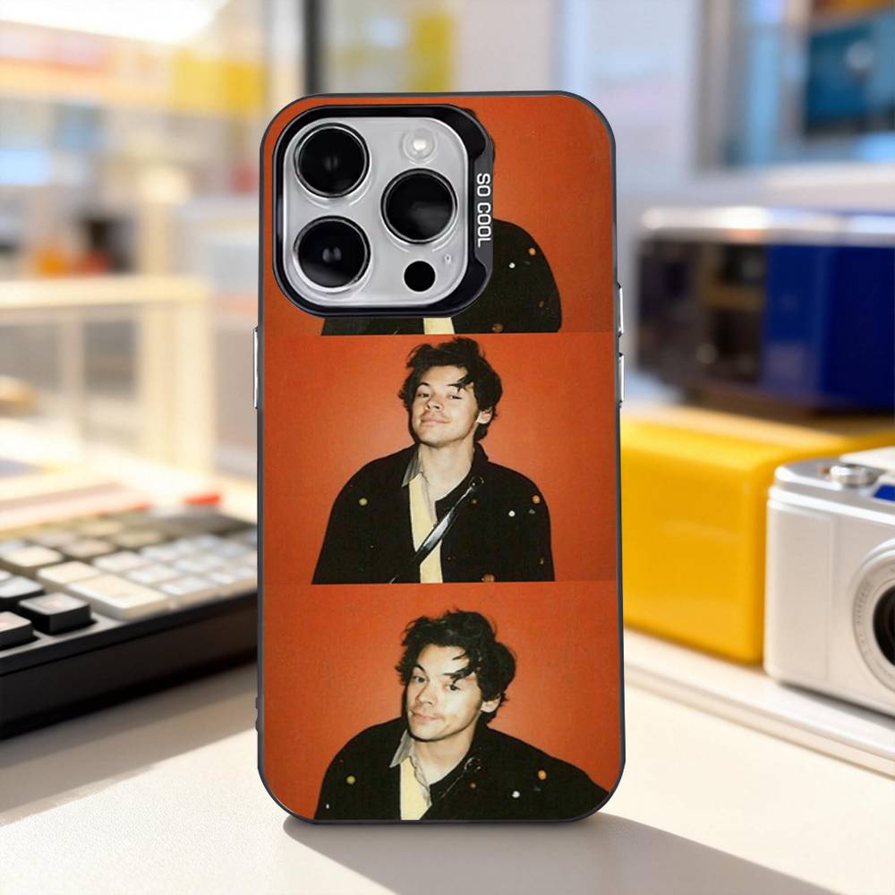 H-HaRRy-Музыкальные стили Чехол для телефона Для iPhone 11,12,13,14,15,16,17,Pro,Max,Plus,E,Air,Mini IMD Матовый черный