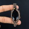 Black Onyx Jewelry, 999 Copper Wire Wrapped Pendant Handmade Gemstone Jewelry, Gifts For Wife Brand New Pendant