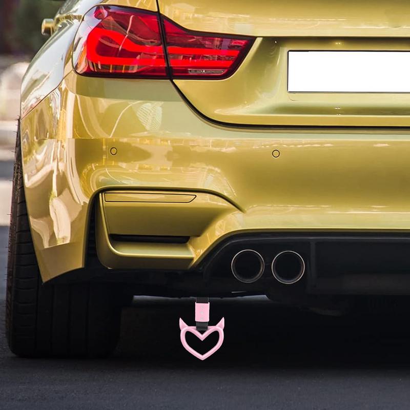 Предупредительное кольцо заднего бампера Кольцо Дьявольское Сердце Автомобильный ремешок для руки Креативный Уникальный Легко устанавливаемый Предупредительное кольцо заднего бампера для автомобиля