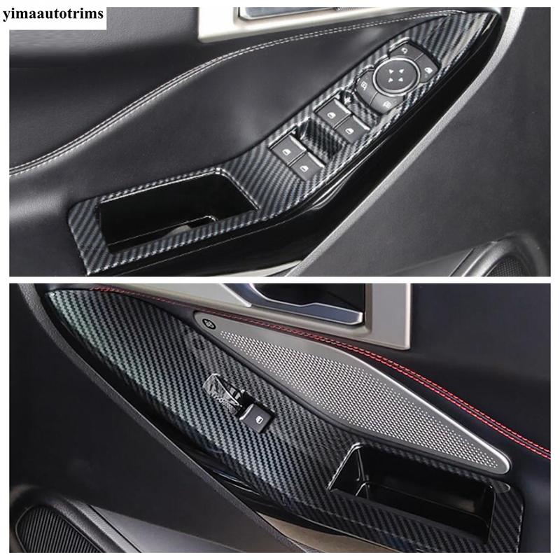 Car Door Window Glass Lift Buttons Control Switch Panel Cover Trims For Ford Explorer 2024 2025 Accessories