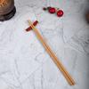 Extra Long Wooden Chopsticks Frying Chopsticks Polished Beech Wood Cooking Noodles Non-Slip Chopsticks Kitchen Cooking Tools