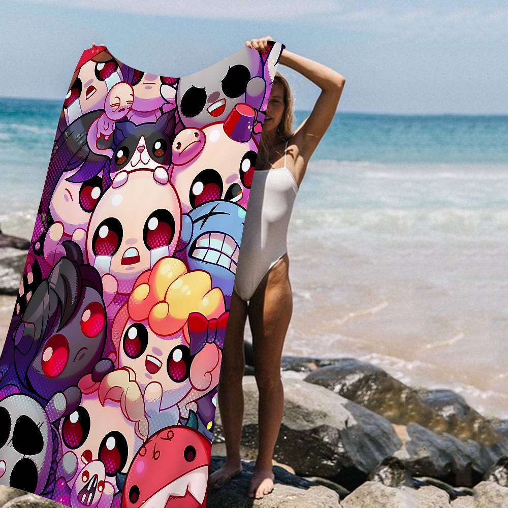The B-Binding Of Isaac Beach Towel Colorful Bath Towels For Girl Microfiber Quick Dry Sand Free Beach Yoga Spa Gym Pool