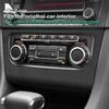 Для Volkswagen VW Golf 6 GTI R MK6 2008 2009 2010 2011 2012 2013 Италия Супер Замша Автомобиль Центральная Панель Кондиционера CD Рамка Отделка Наклейка