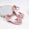 Girls Princess Sandals Kids Low-top Crystal Bow Single Shoes