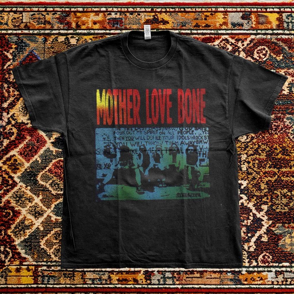 Mother Love Bone Stargazer Band Black T-shirt Size S-