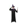 Déguisement Sorcier AC-DÉCO - Adulte XS/S - Chapeau Et Robe Noire En Polyester