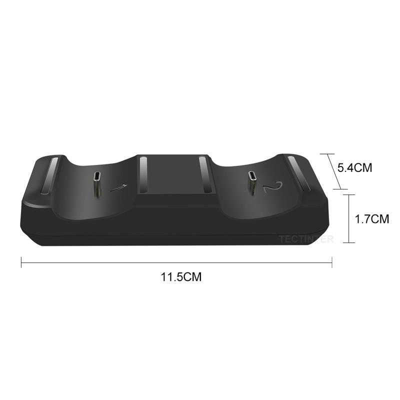 Двойное быстрое зарядное устройство для PS5 Зарядная станция для геймпада Sony PlayStation 5 Консоль Джойстик Контроллер Зарядная станция