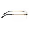 Rimless Rectangle Gold Smartbuy Collection Harrine Bt0040 C1 Fashion Unisex Eyeglasses