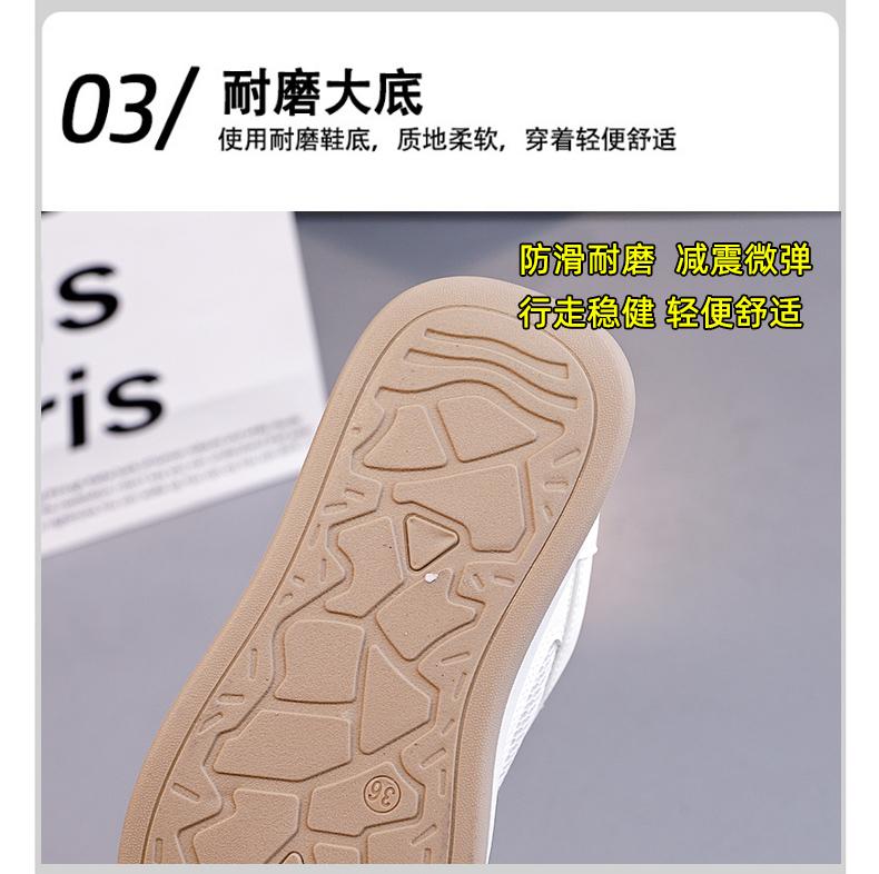 Half bag slippers can be worn outside. White shoes for women, breathable mesh, versatile, thick sole, thin, casual and comfortable women's shoes