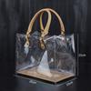Clear Tote Bag DIY Handmade PVC Handbag Making Kit Large Capacity Gift Bag Woman