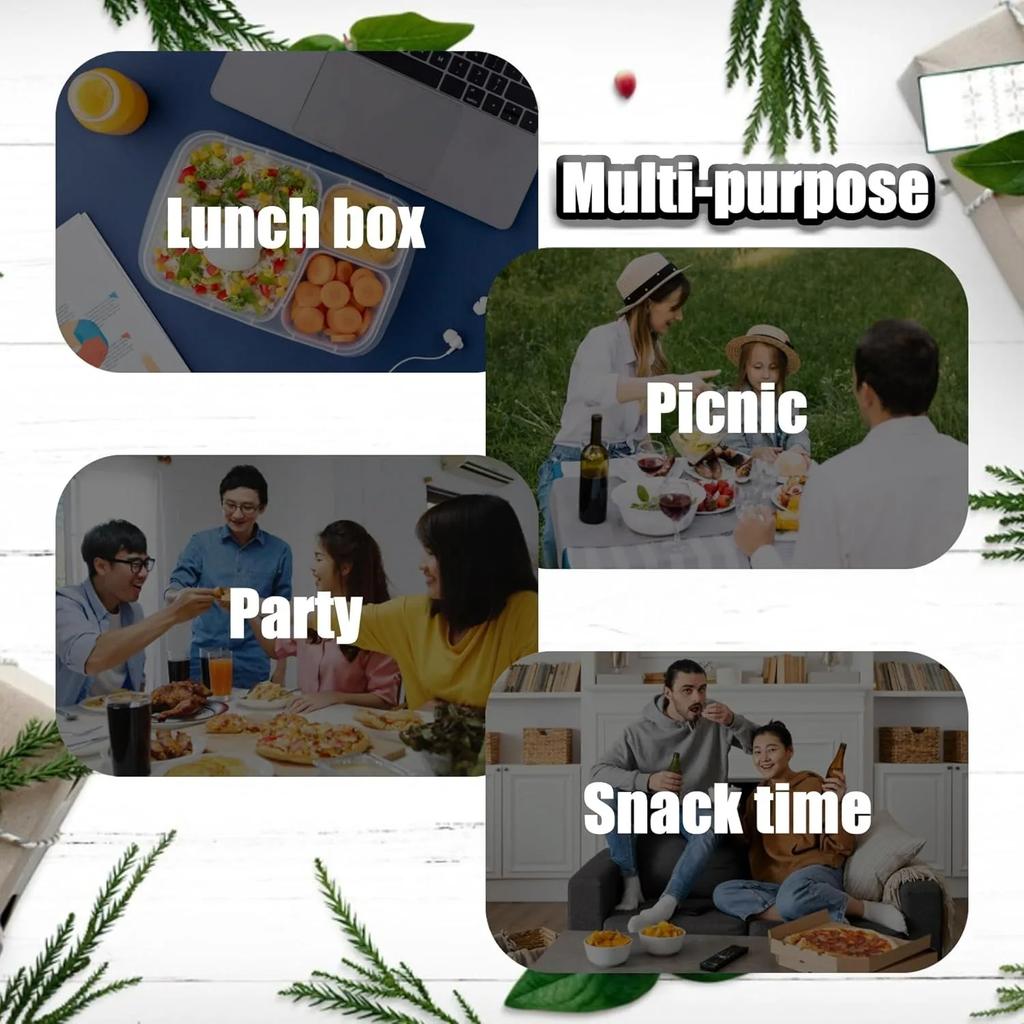 10/20 шт. Контейнер для приправ с двумя отделениями и крышкой, контейнеры для закусок на вынос, соуса, дегустации, дорожных перекусов