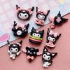 10 Pcs New Kawaii Cartoon Girl Hamburg Telephone Resin Flat Back Scrapbook Figurine Diy Bow Decor Accessories Crafts A2