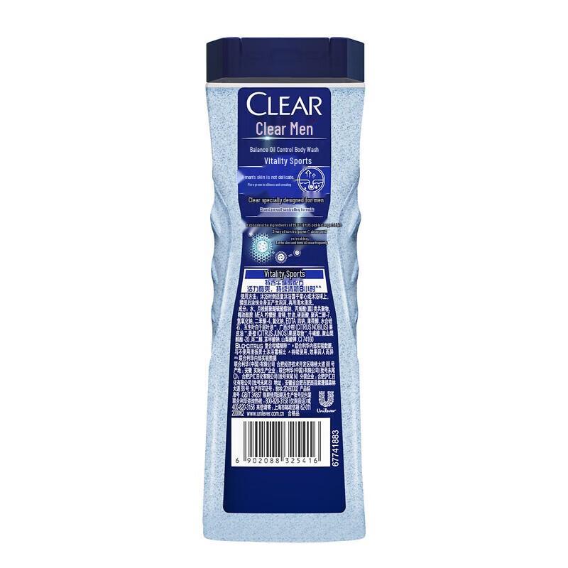 Clear Men Sport Balance Oil Control Shower Gel 400ml