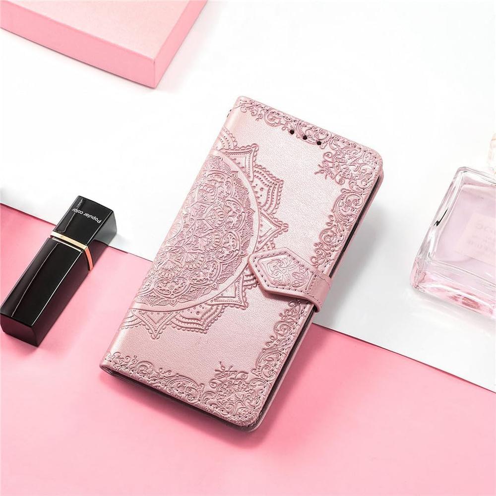 T Phone 2 Pro 5G Flip Case, Mandala, Pink