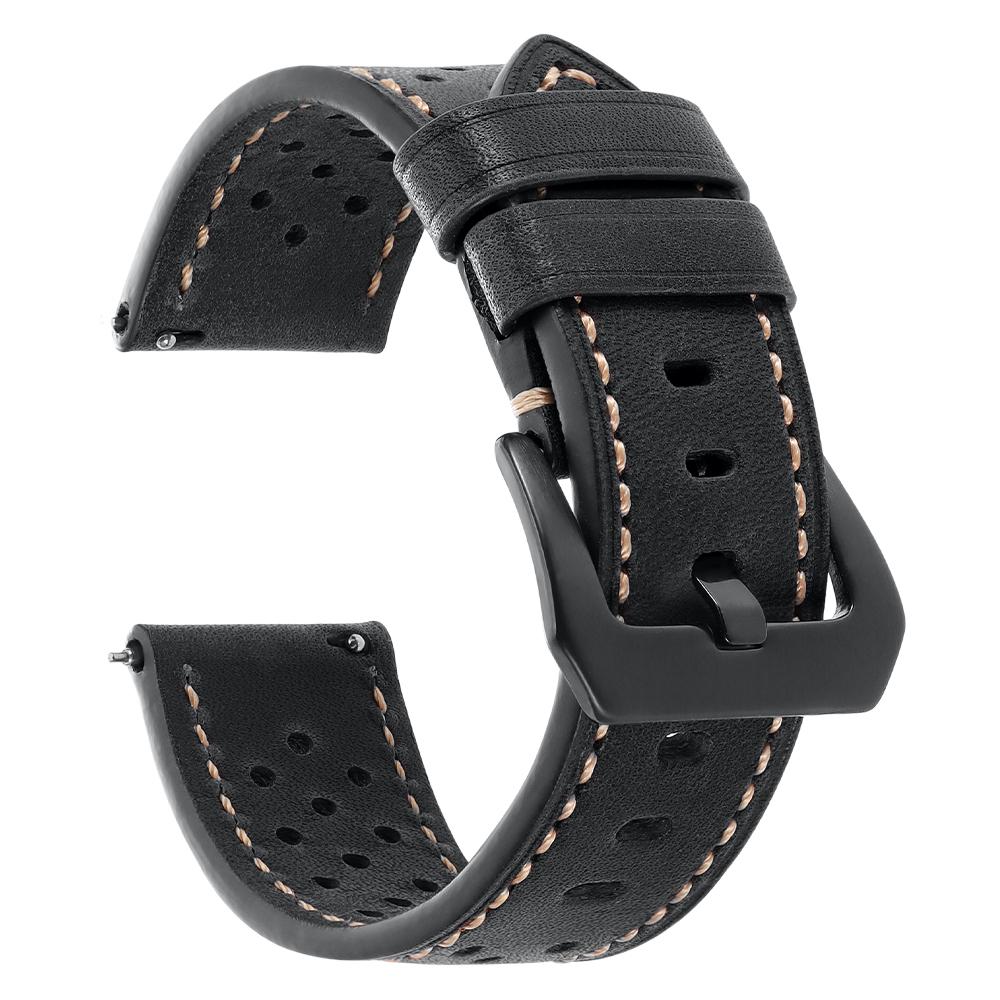 20 мм 22 мм Винтажный ремешок из натуральной кожи для Panerai Мужской Женский Браслет на запястье из коровьей кожи Дышащий Аксессуар