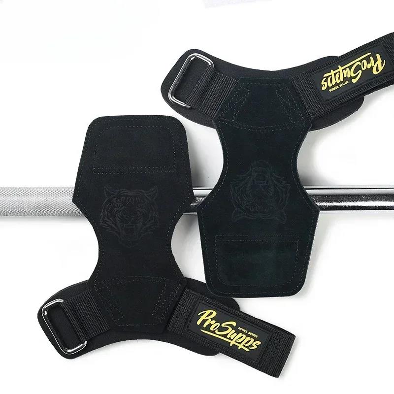 Cowhide Gloves for The Gym Weight Lifting Training Crossfit Fitness Workout Palm Protector Horizontal Bar Wrist Support 1
