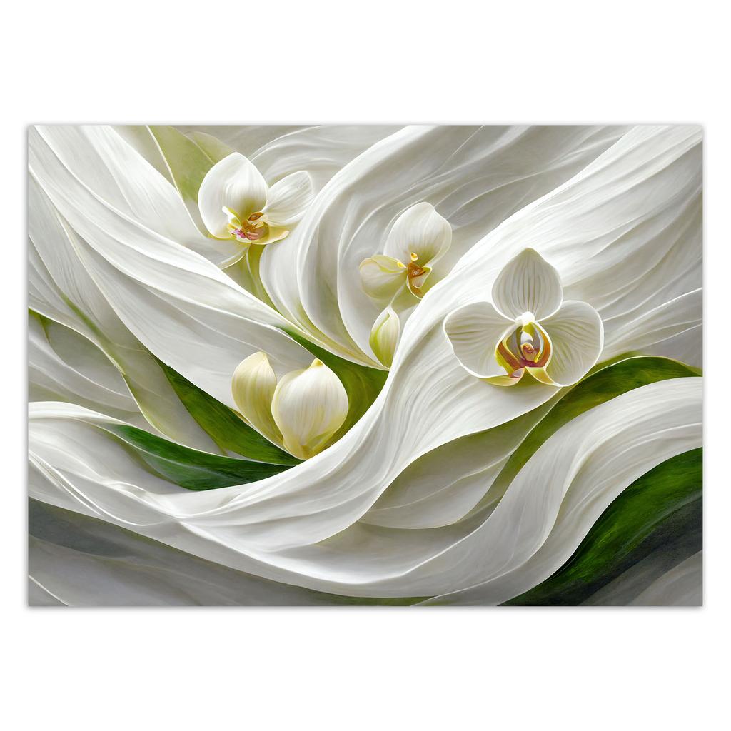 Обои Живопись Орхидеи абстрактные 3D