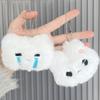 Cute Rabbit Pendant Plush Toys Keychain Cartoon Soft Plush Doll School Bag Pendant Car Key Ring Charms Decoration Birthday Gift