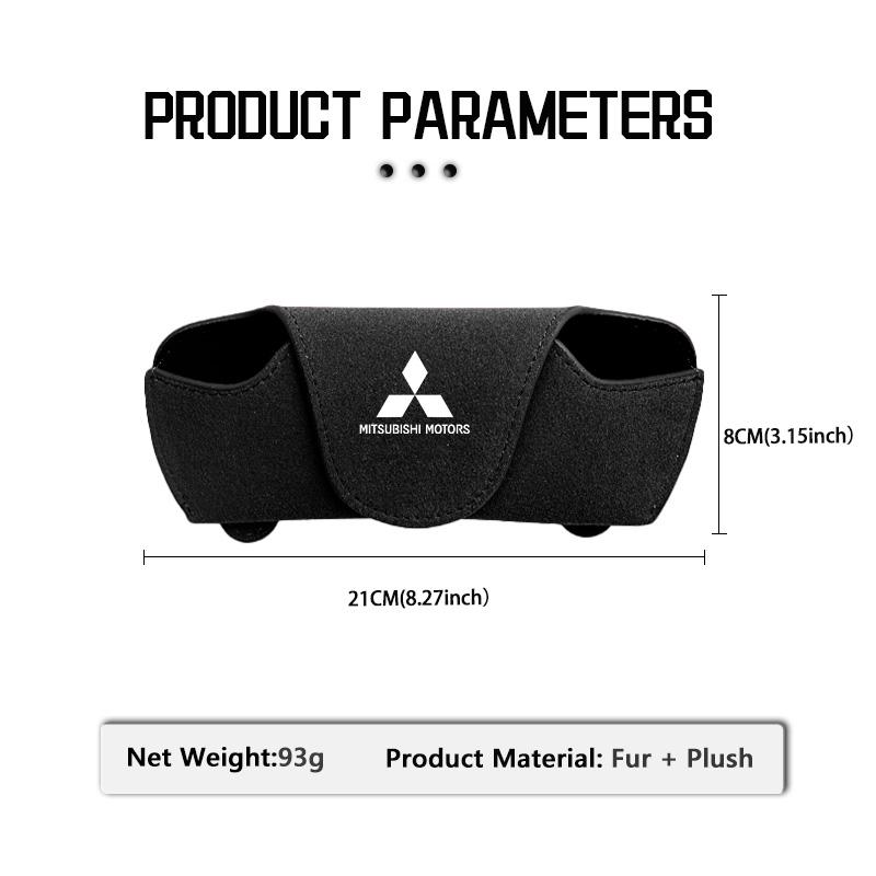 Car Sunglasses Protect Storage Cases Sun Visor Glasses Box Accessories For Mitsubishi Outlander Pajero Sport Lancer EX ASX L200 RP4