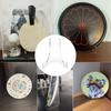 Yousheng Clear Acrylic Plate Stand Stable Countertop Multi-functional Tea Brick Book Magazine Painting Collection Artwork Display Holder
