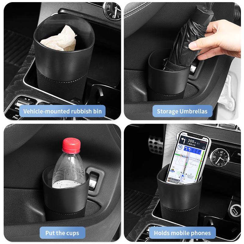 CKU5 Car Interior Console Organizer Mug Storage Bucket Door Trash Can For Lexus CT ES GS NX IS250 CT200h IS300h ES300h RX400h NX300h