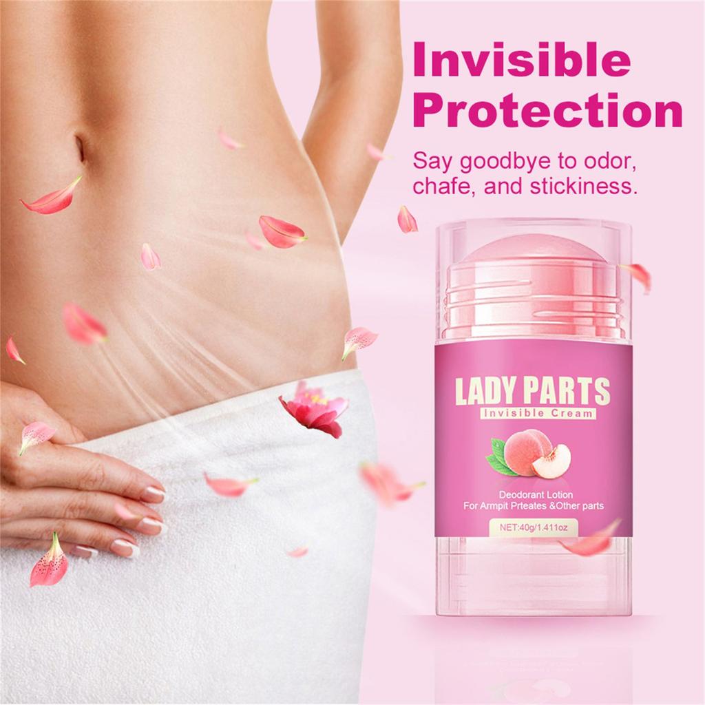 Peach Whole Body Deodorant, Underarm Cleansing Antiperspirant Deodorant Stick, Fights Excessive Underarm Sweat, Fresh Scent