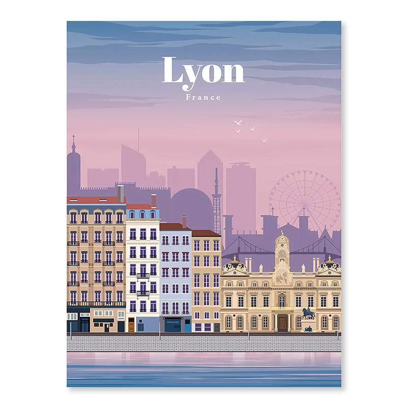 Nordic City Posters Paris London Tokyo Famous Cities Wall Art Canvas Painting Living Room Decorative Paints Picture Home Decor