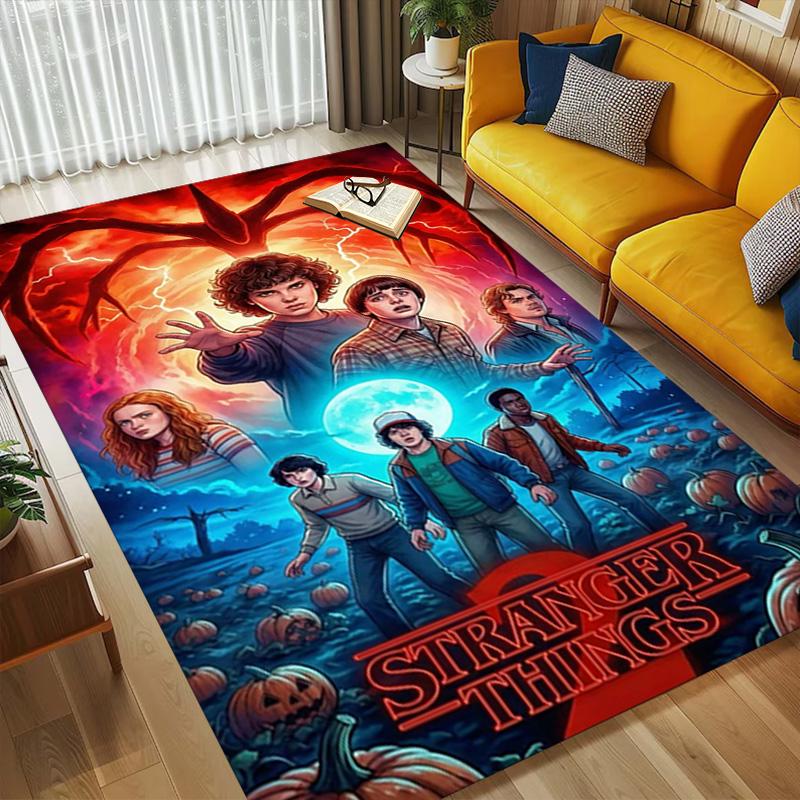 Stranger Things Living Room Nonslip Area Rug Soft Carpet For Bedroom Game Playroom Sofa Office Home Decor Doormat Christmas Gift C9302989