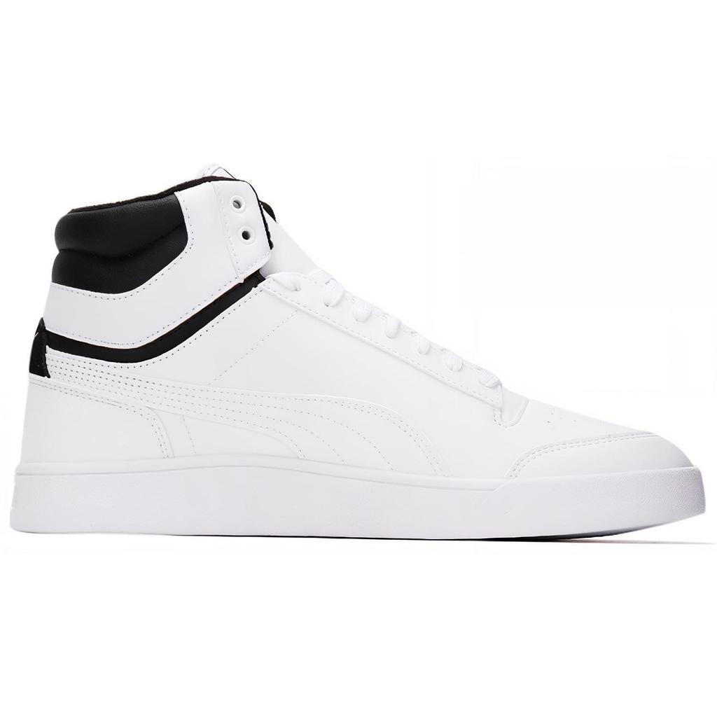 PUMA Shuffle Mid WTR Mid top Skateboard Shoes Unisex White 385551-01