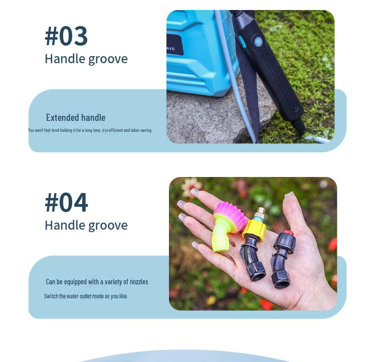 2024 New Electric Household Small Pesticide Sprayer - High Pressure Watering Pot