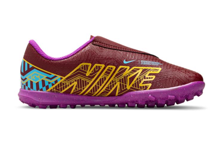 Nike Футбольные бутсы для детей Nike Vapor 15 Club, удобные, с круглым носком, низкие, цвет Умбра Пурпурный, для детей 3-7 лет, DO9798-694