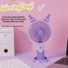 Портативный USB-вентилятор с рисунком - мини-настольный электрический вентилятор для использования на открытом воздухе