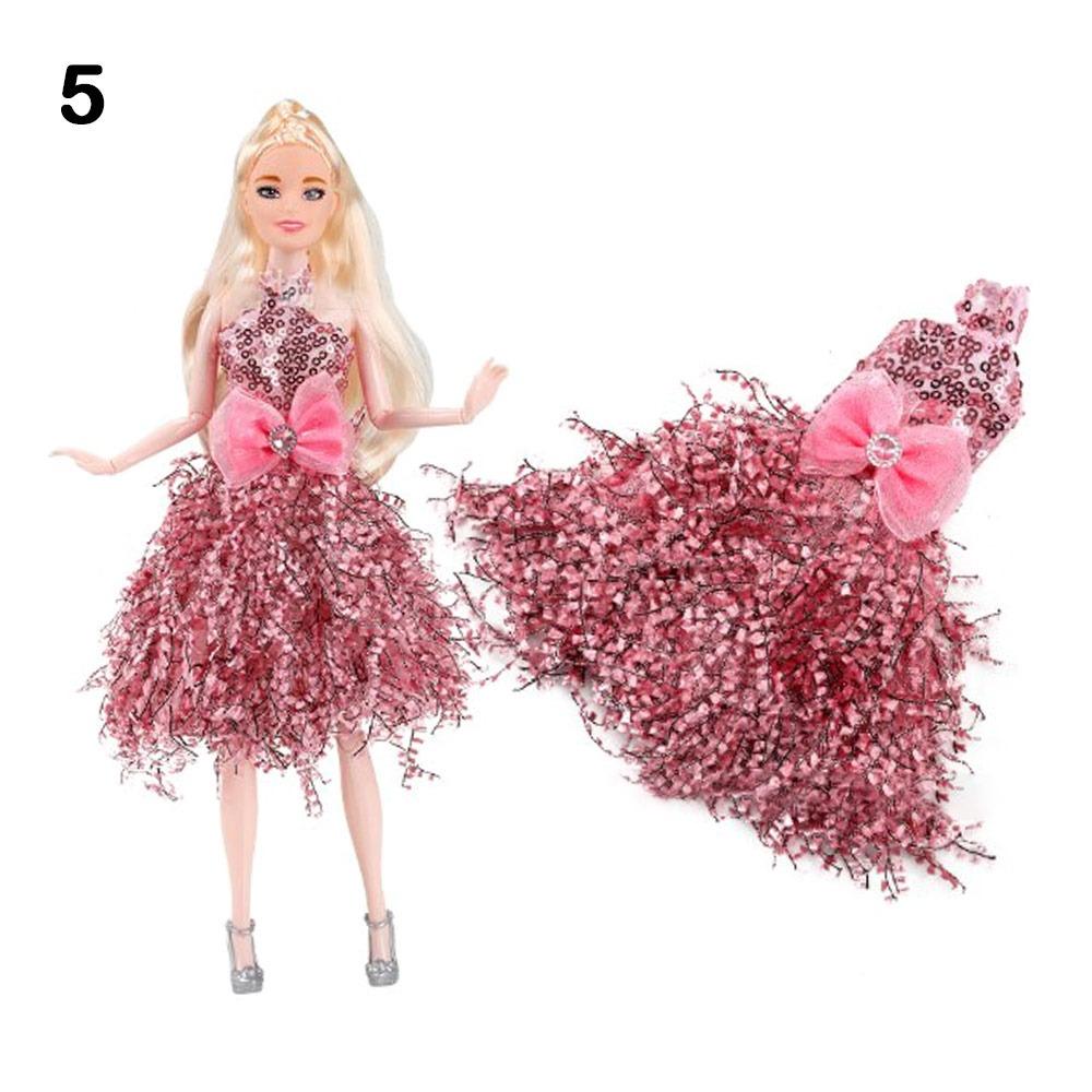 Модные платья для кукол-принцесс, костюм для кукол 30 см / для кукол BJD 1/6 / для кукол 11,5 дюйма, аксессуары для DIY