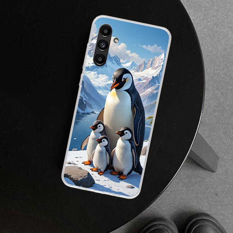 Чехол для телефона "Пингвины любят на Северном полюсе" для Samsung Galaxy A17 A16 A26 A36 A56 A57 A37 A15 A25 A35 A55 A14 A24 A34 A54