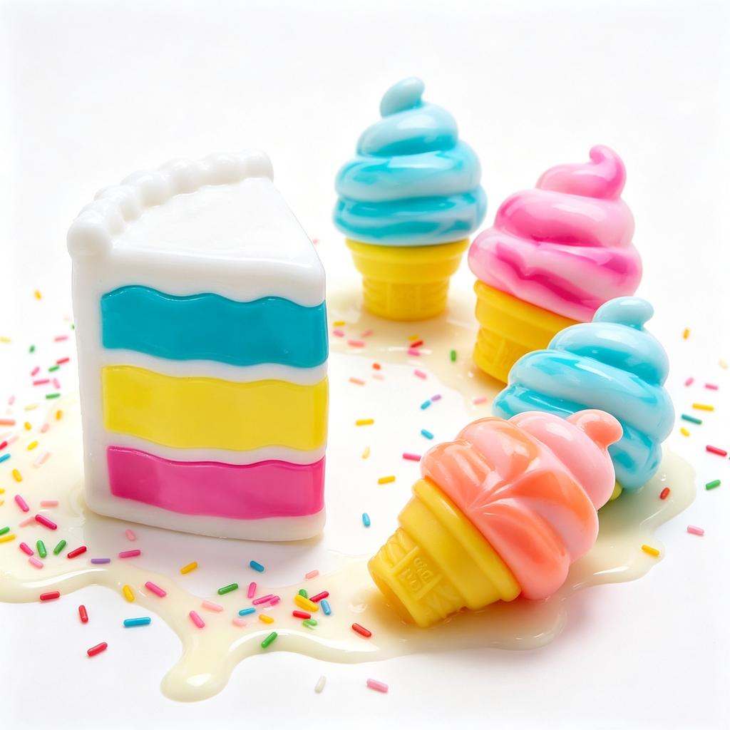 Schylling Needoh Nice Cube Сенсорный Nice-Sicle Снятие Стресса Мягкий Куб Против Тревоги Сжимаемый Объект Для Концентрации Популяция С СДВГ