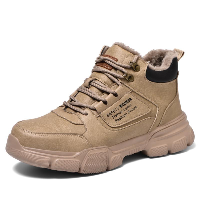 Labor Insurance Shoes Steel Bag Head Anti-smashing and Anti-piercing, Lightweight, Deodorant, Wear-resistant and Dirt-resistant Safety Shoes