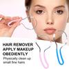 Facial Hair Remover for Women Portable Manual Spring Device for Upper Lip Chin Face Neck Quick Effective Hair Removal Tools