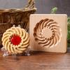 Cookie Mold 3D Clear Texture DIY Wooden Biscuit Mold Easy To Use Non-stick Baking Mold for Home Kitchen