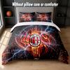 AC Milan Design Bed Bedding Set 1 Duvet Cover + 2 Pillowcases Soft Breathable Household Bed Linens