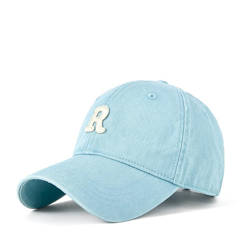 New Retro Old-washed Letters Embroidered Baseball Cap Men and Women with Duck Tongue Hats